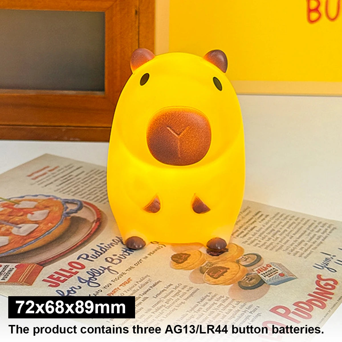 💛 Lampe Capybara mignonne – Éclairez vos nuits avec tendresse
