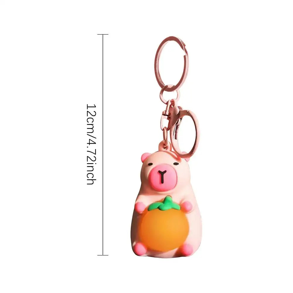 đ Porte-clĂ©s Capybara lumineux â Le cadeau mignon parfait !
