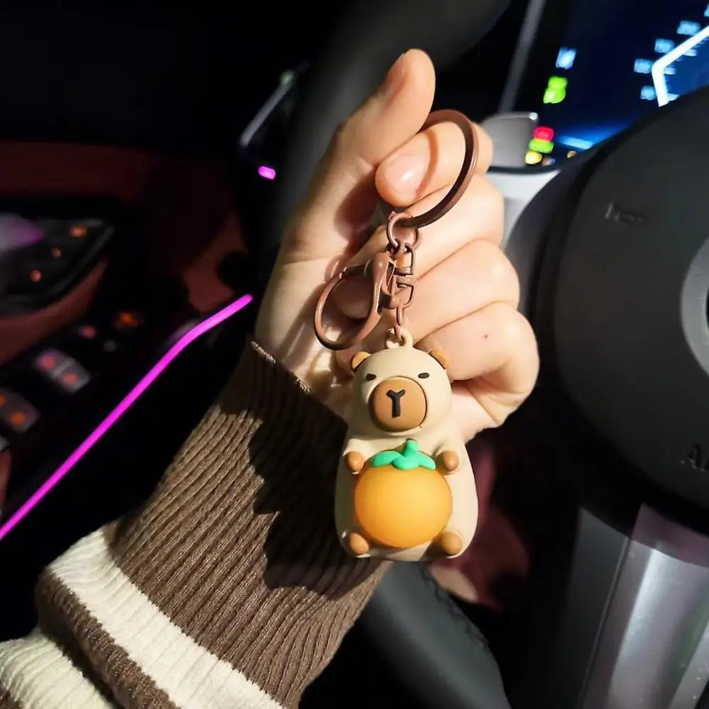 đ Porte-clĂ©s Capybara lumineux â Le cadeau mignon parfait !