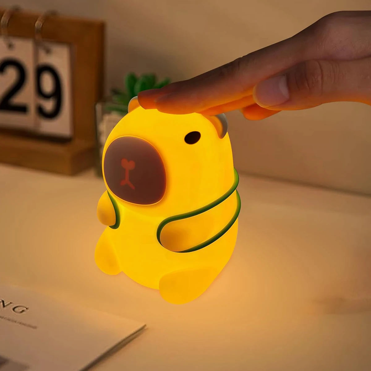 💛 Lampe Capybara mignonne – Éclairez vos nuits avec tendresse