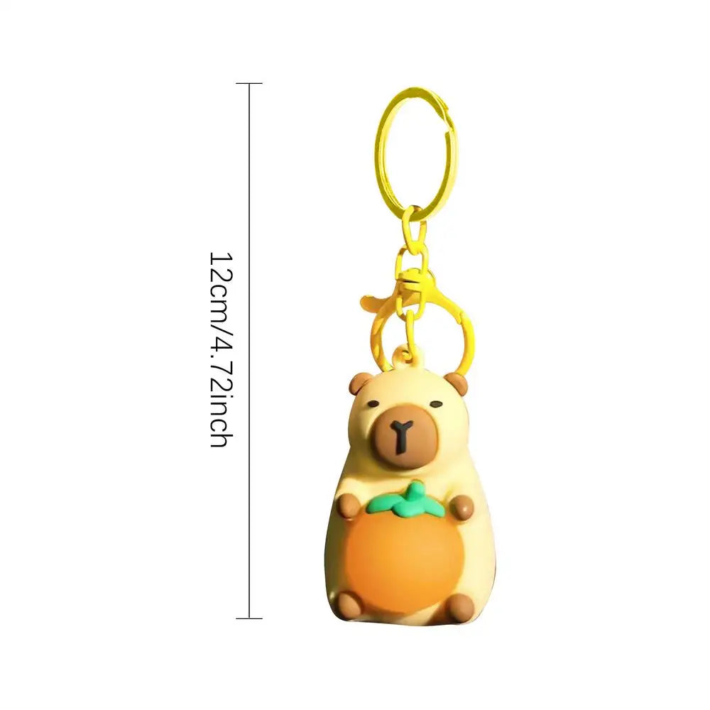 đ Porte-clĂ©s Capybara lumineux â Le cadeau mignon parfait !