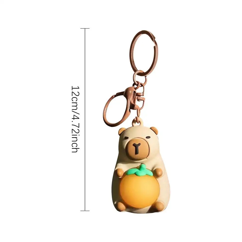 đ Porte-clĂ©s Capybara lumineux â Le cadeau mignon parfait !
