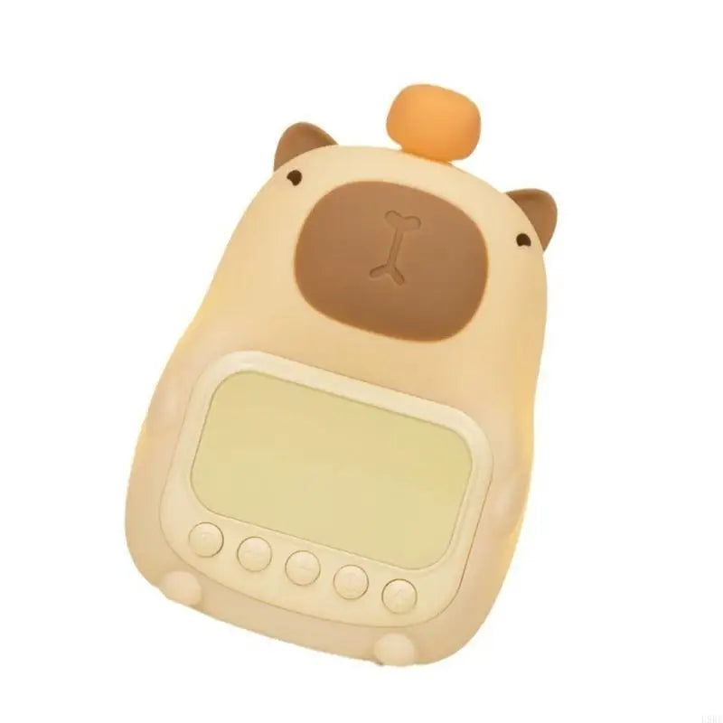 🐹 Réveil veilleuse Capybara – Lampe lumineuse et mignonne pour des matins tout doux !