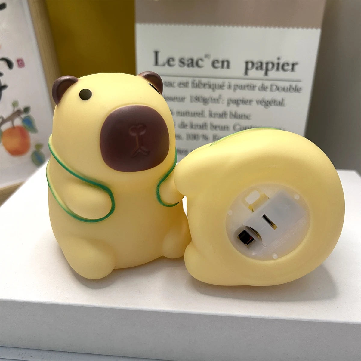 💛 Lampe Capybara mignonne – Éclairez vos nuits avec tendresse
