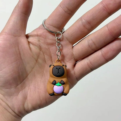🐹 Porte-clés Capybara Cartoon – Mignon, coloré et plein de bonne humeur !