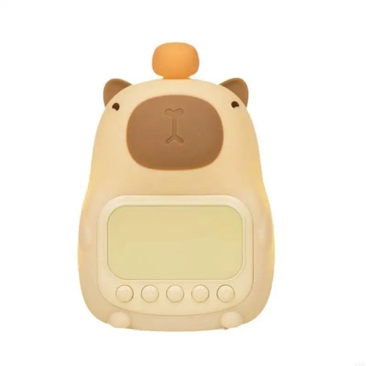 🐹 Réveil veilleuse Capybara – Lampe lumineuse et mignonne pour des matins tout doux !