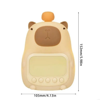 🐹 Réveil veilleuse Capybara – Lampe lumineuse et mignonne pour des matins tout doux !