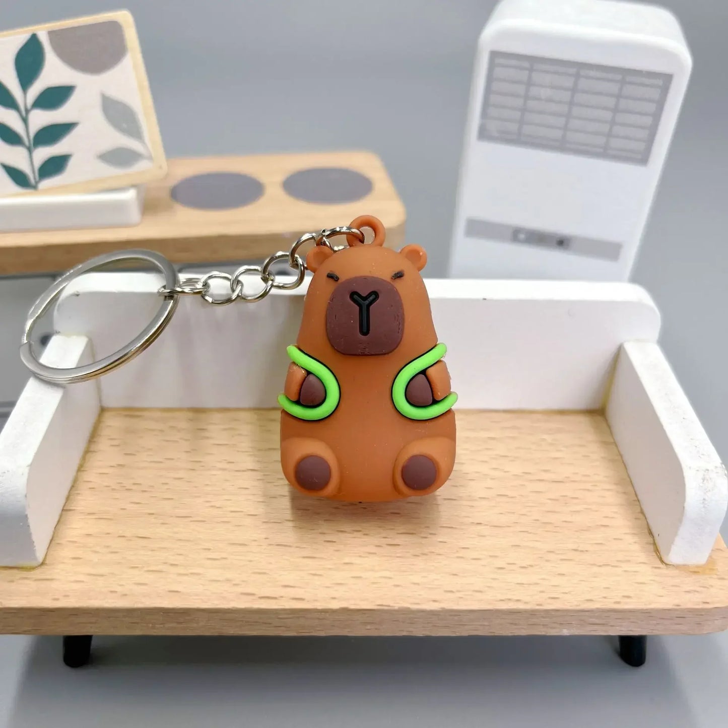 🐹 Porte-clés Capybara Cartoon – Mignon, coloré et plein de bonne humeur !