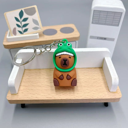 🐹 Porte-clés Capybara Cartoon – Mignon, coloré et plein de bonne humeur !