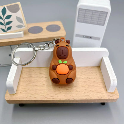 🐹 Porte-clés Capybara Cartoon – Mignon, coloré et plein de bonne humeur !