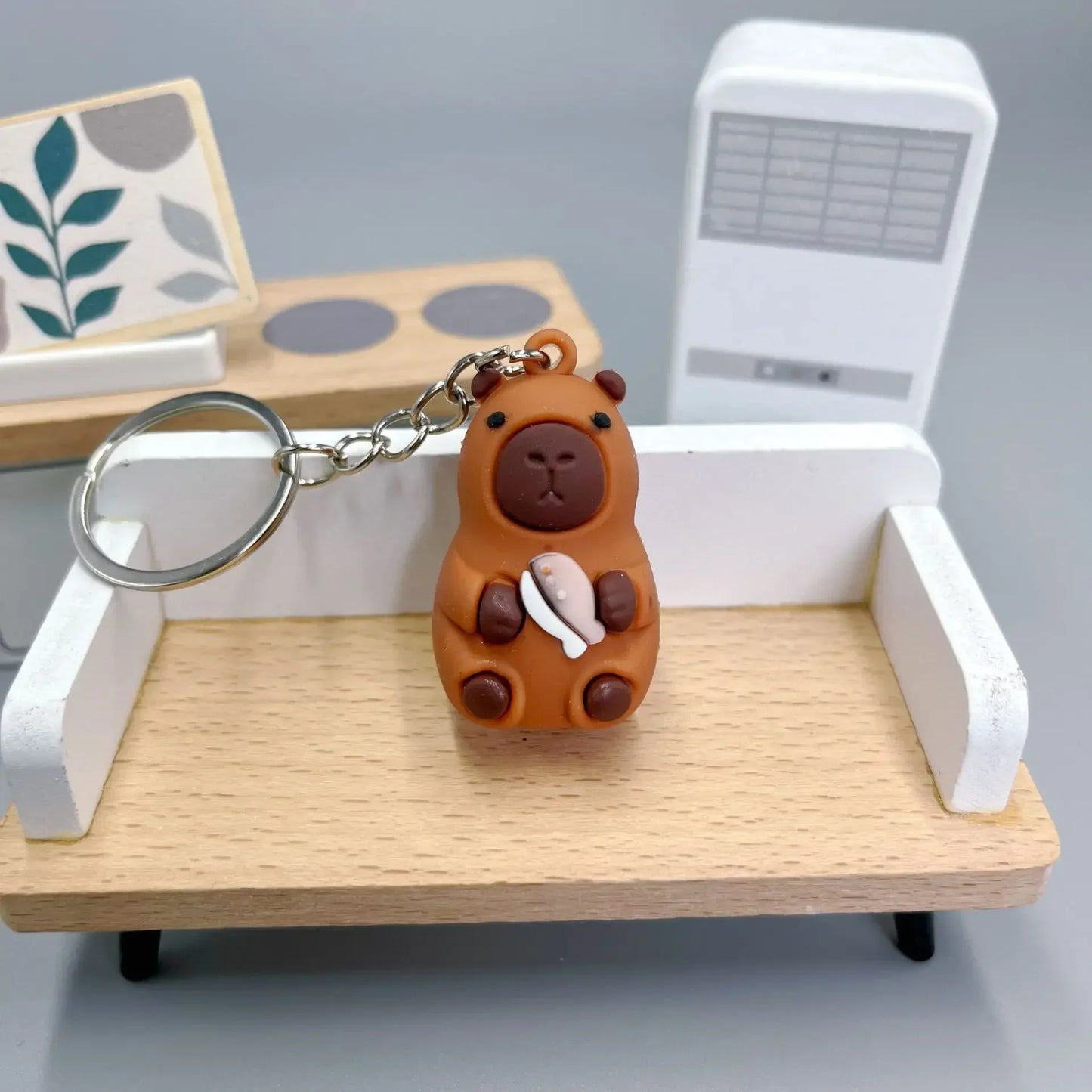 🐹 Porte-clés Capybara Cartoon – Mignon, coloré et plein de bonne humeur !