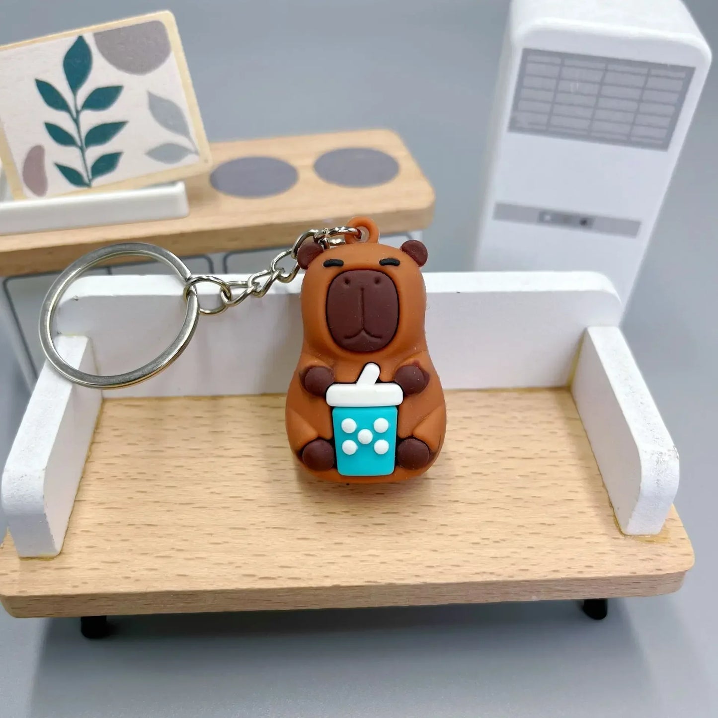 🐹 Porte-clés Capybara Cartoon – Mignon, coloré et plein de bonne humeur !