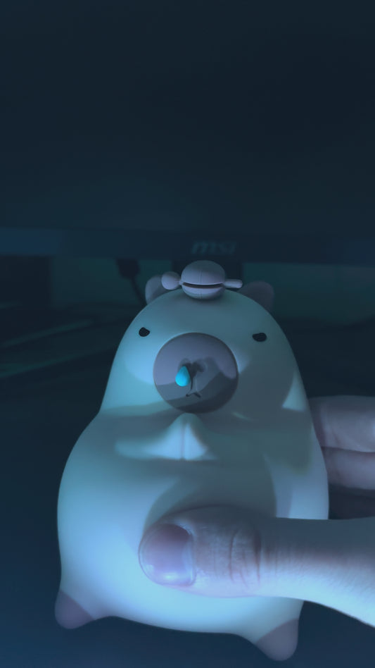🐹 Veilleuse Capybara lumineuse – Adorable lumière douce pour vos nuits